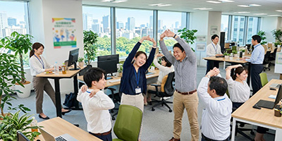 社内の元気をつくる職場での新しい健康習慣